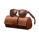 thumbnail image 5 of Gafas De Sol De Madera, Suministros, Accesorios Con Estuche Para Gafas, Para Deportes, Playa, Hogar, Marrón, 5 of 5
