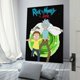thumbnail image 3 of Rick y Morty: El Anime Cuadro decorativo colgante - Arte de pared - Póster enmarcado - Decoración de pared - Regalos para familia, amigos y aficionados 40*60 cm, 3 of 6