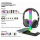 thumbnail image 2 of Soporte de auriculares 4 en 1 con cargador inalámbrico de 15 W para AirPods Max/Pro IOS Watch y auriculares-Blanco, 2 of 8