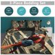 thumbnail image 2 of Cartoon Spiderman Kid Boy Room Decor Size Bedding Set for 3 Piece Bedding with 1 Flat Sheet And 2 Pillowcases Twin, 2 of 5