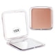thumbnail image 1 of Espejo de maquillaje Compact Mirror SANTOO con aumento 15X, oro rosa, 1 of 7