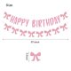 thumbnail image 2 of Guirnalda de cumpleaños con lazo rosa – Hazyore, 2 of 9