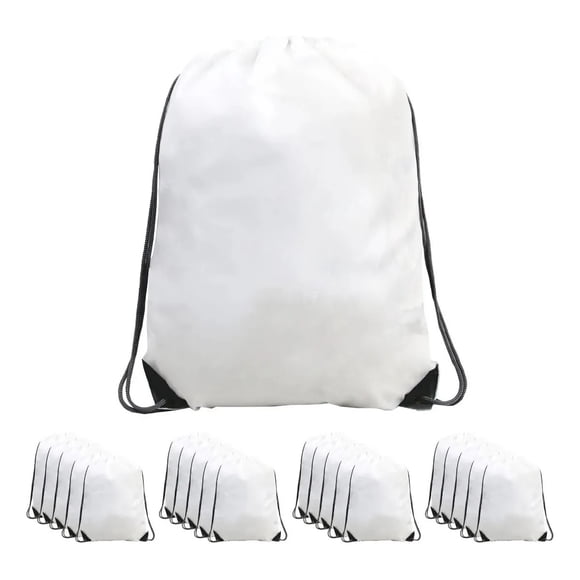 Pack 20 Bolsos Morrales Poliester 34x42cm Estampar Sublimar