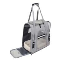 Todo Para El Hogar - Bolso Para Mascota Perro Y Gato Transportador Respirable (Gris)
