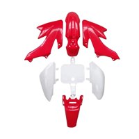 Magideal - Juego De Guardabarros De Carenado Para Motocicleta, Fácil Instalación, Juego De Trabajo De Carrocería De Carenado De Guardabarros De Repuesto, Rojo Y