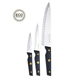 Bergner - Set 3 Cuchillos Acero Inoxidable Reeco
