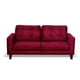 thumbnail image 2 of Sofa Napoles 3 C Tela Velvet Burdeo, 2 of 6