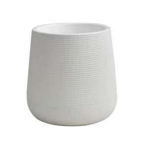 Wakeshome - Macetero De Plastico Mediano Ancho 24Cm Alto 27Cm