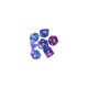 thumbnail image 5 of Juego De Dados De 7x, Juego De Dados Poliédricos Para Juego De Rol De Fiesta, Azul Y Violeta, 5 of 5