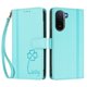 thumbnail image 3 of Funda Cartera Trébol para Xiaomi Poco C81 4G con Ranuras Tarjetas y Carga Inalámbrica Verde menta, 3 of 6
