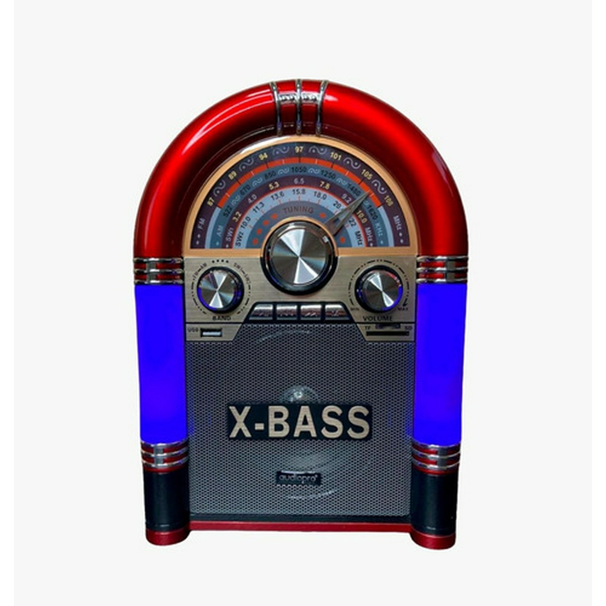 Radio Rockola Grande Fm, Bluetooth, Usb, Sd, Audio Pro Ap02053r