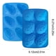 thumbnail image 2 of Molde Silicona Bandeja de 6 Huevos de Pascua Grande Azul, 2 of 2