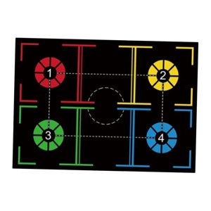 Ioensy - Tapete De Entrenamiento De Baloncesto Antideslizante Para Practicar Deportes Al Aire Libre