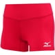 thumbnail image 1 of Pantalones cortos de voleibol Mizuno Victory 3.5 con entrepierna para mujer, color rojo, 1 of 5