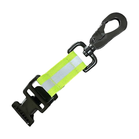 Magideal - Correas Para Guantes De Extinción De Incendios, Equipo De Extinción De Incendios, Correas Reflectantes Para Guantes De Trabajo Con Hebilla, Herramient , Clip Único