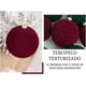 thumbnail image 3 of Pack 12 6CM Esferas Bambalinas De Terciopelo Adornos Navidad Rojo Verde, 3 of 5