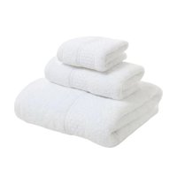 Genérico - Pack 3 Toallas Gris Cuerpo Mano Y Cara 100% Algodon