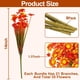 thumbnail image 3 of Flores artificiales de otoño con forma de mamás falsas TURNMEON, 8 paquetes (naranja), 3 of 9