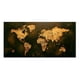 thumbnail image 1 of 1pc Canvas Print Poster, Golden World Map Wall Art Decor, For Living Room Wall Decor, Bedroom Wall Decor, Canvas Wall Art Decor, No Frame, 15.7*31.5inch, 1 of 4