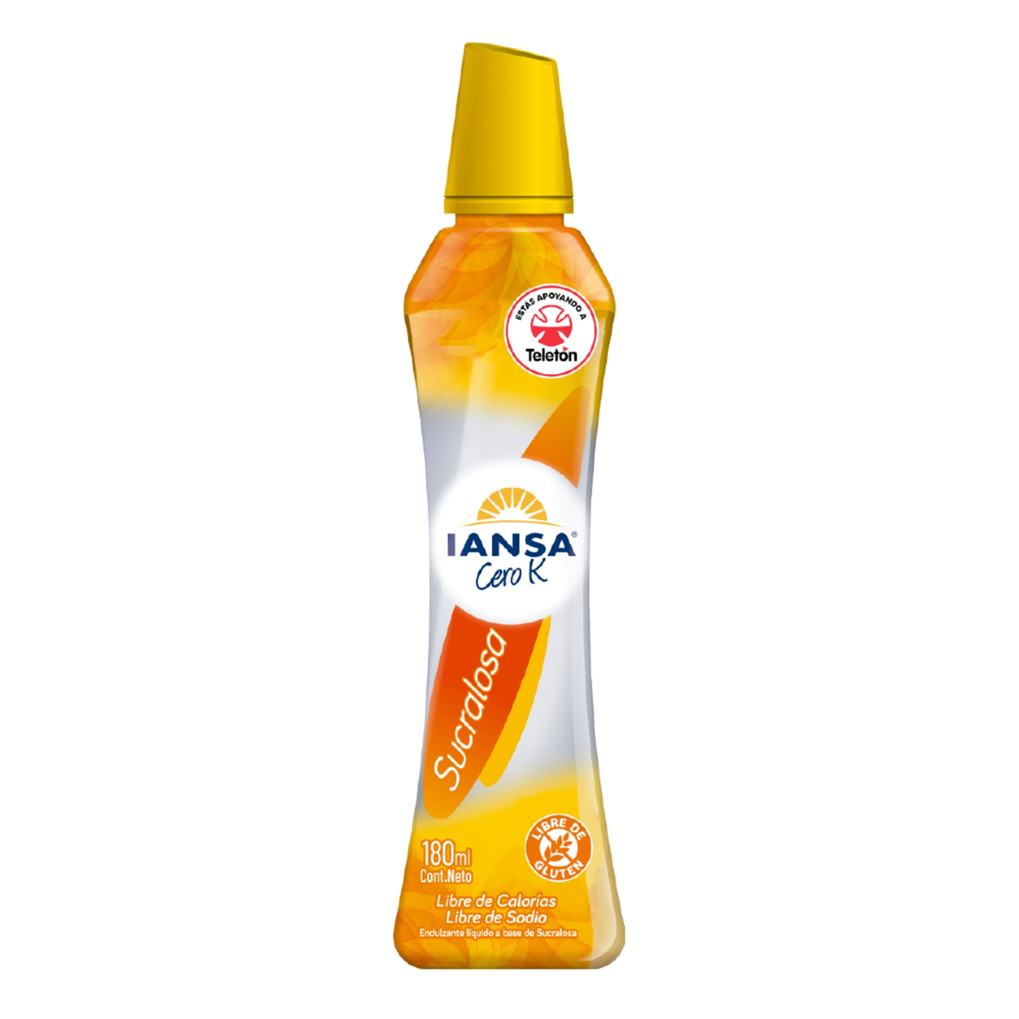 Endulzante Líquido Sucralosa Botella 180 ml Iansa Cero K