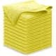 thumbnail image 1 of Paño de limpieza de microfibra USANOOKS amarillo, 12 unidades, 32 x 32 cm, 1 of 6
