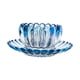 thumbnail image 3 of Lotus Bowl Fruit Bowl Patrón De Flores Para El Día De La Madre Navidad Inauguración De La Casa Azul, 3 of 5