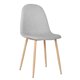 thumbnail image 1 of Silla Gris Tapizado Tela, 1 of 2