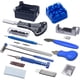 thumbnail image 4 of Kit de reparación de relojes de 185 piezas, juego de herramientas profesional para pasadores de resorte, herramienta de reparación, juego de herramientas para pasadores de correa de reloj con bolsa de, 4 of 5