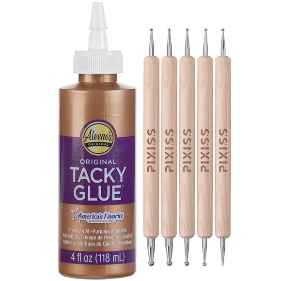 Pegamento para manualidades Pixiss 118 ml + Bolígrafos de punteado