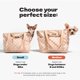 thumbnail image 3 of Juego de transportín Cleverpup Transit Tote - Mediano con estampado de leopardo, 3 of 9