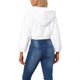 thumbnail image 3 of INSPIRE CHIC Chaqueta de Mujer Casual de Piel Sintética con Capucha y Cremallera, Chaqueta de Forro Polar Recortada XL Blanca, 3 of 6