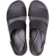 thumbnail image 3 of Sandalias con cuña Crocs Brooklyn Low Black/Mushroom para mujer, 3 of 6