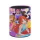 thumbnail image 3 of Club Winx-theme Cylinder Pen Holder Pencil Organizer with Flannel Lining PVC Leather Material Cardboard Base for study work 10*8CM, 3 of 6