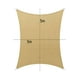 thumbnail image 4 of Toldo de Lona 5x5 Cuadrada Vela para Sombra Parasol Permeable, 4 of 6