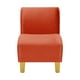 thumbnail image 2 of Poltrona Soft 1C Felpa 01 Naranja, 2 of 4