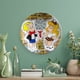 thumbnail image 5 of Richie Rich Plato decorativo de porcelana fina (bone china), plato decorativo de cerámica para hogar, oficina, soporte de pared, platos decorativos para dormitorio - 6 pulgadas (15 cm), 5 of 6