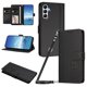 thumbnail image 1 of Funda Cartera Trébol para Samsung Galaxy A34 5G con Ranuras Tarjetas y Carga Inalámbrica Negro, 1 of 6