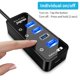 thumbnail image 3 of Hub USB 3.0 atolla de 4 puertos Super Speed con 1 puerto de carga, 3 of 7
