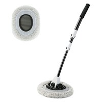 Magideal - De Limpieza De Cepillo De Limpieza , Mango Largo Telescópico, Húmedo Y Seco, Herramientas De Lavado, Herramienta De Limpieza, , Con Cabezal De Repuesto