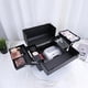 thumbnail image 5 of Maleta Organizadora Cosmetiquero Maquillaje Pedicur Metálica Negro, 5 of 8