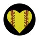 thumbnail image 3 of Soporte para teléfono móvil PopSockets Brave New Look Softbol Heart, 3 of 6