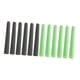 thumbnail image 1 of 12 Fundas Protectoras De Espuma Para Postes De Trampolín, Para Barandilla De Cama De Salto (6 Unidades, Verde Y 6 Unidades, Negro), 1 of 5