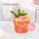 thumbnail image 3 of Vasos de plástico Prestee, 250 ml, 250 ml, transparentes, para fiestas, bodas, 3 of 6