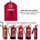 thumbnail image 2 of Cobertura para extintor SHINETEC 46 × 91 cm 20‑30 lb, 2 of 5