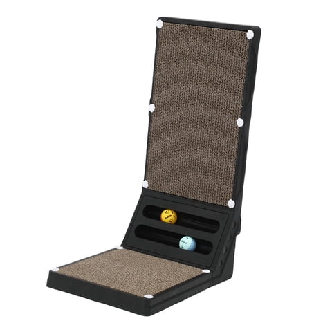 Ioensy - Rascador Para Gatos Protector Para Muebles Rascador Para Gatos Cartón Corrugado Negro