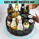 thumbnail image 2 of Organizador de cocina con plataforma giratoria, contenedores de almacenamiento giratorios, estante de especias giratorio antideslizante para encimera, estante, mesa, refrigerador y baño., 2 of 7
