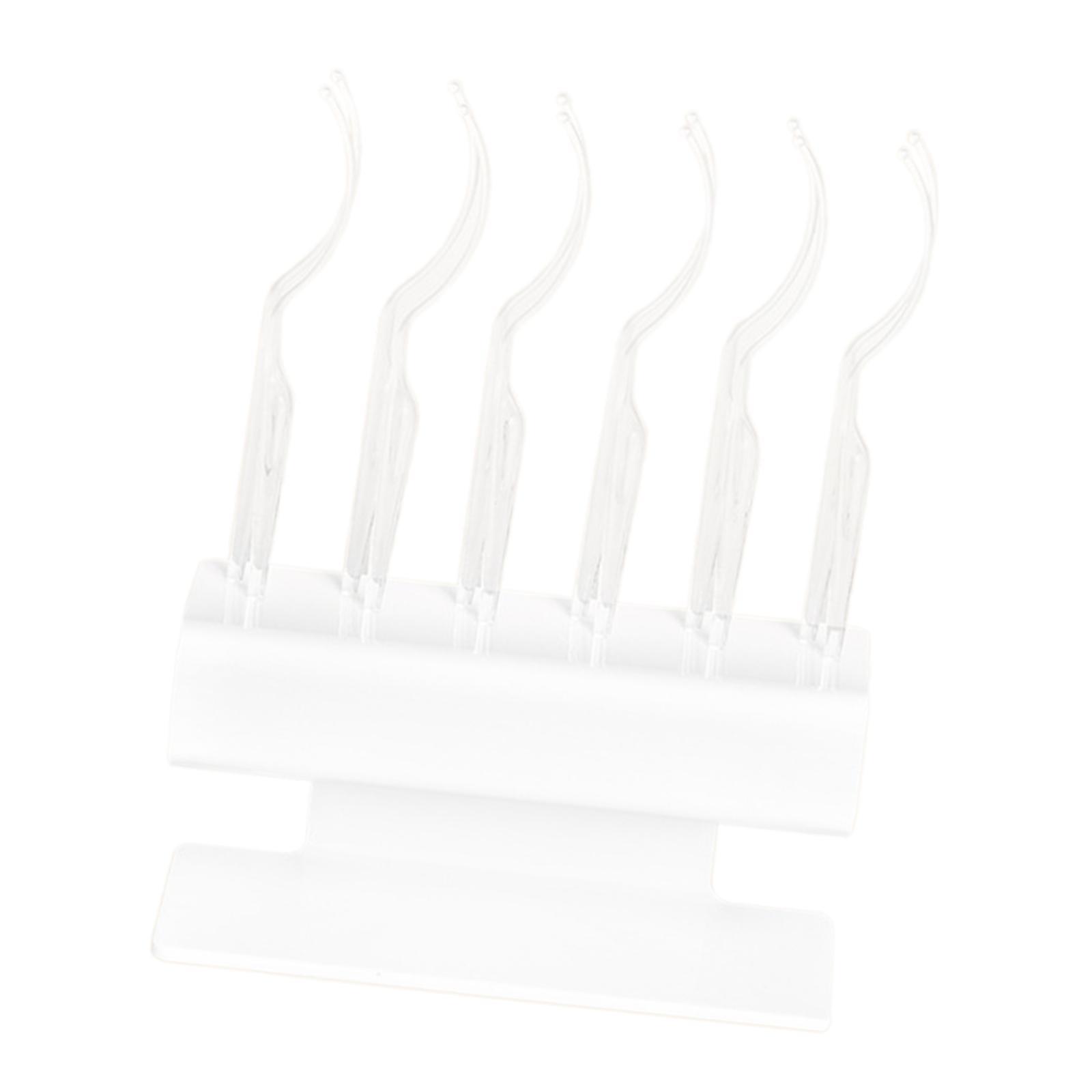 Ioensy - 12 Piezas De Soporte De Exhibición De Pestañas, Soporte De Exhibición De Pestañas Para Viaje, Transparente