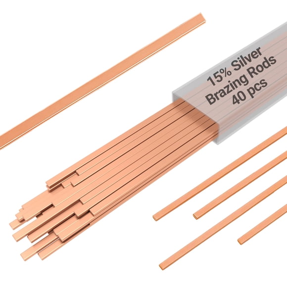 Varillas de brasado Iswanta 0.050"x1/8"x25 cm 40 uds Plata