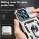 thumbnail image 5 of Estuche GANGXUN para iPhone 16 Pro, soporte giratorio 360°, estilo mecánico y magnético, 5 of 5