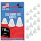 thumbnail image 1 of Topes de goma GorillaGrit Hardware transparentes en forma de cono, 16 piezas, 1 of 6